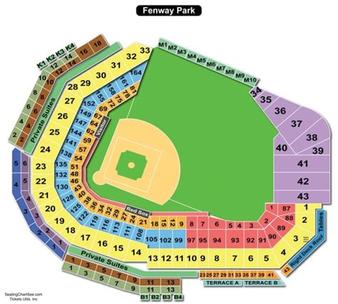 fenway park interactive seating chart